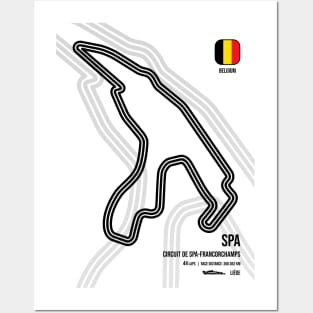 Belgium Race Track Posters and Art